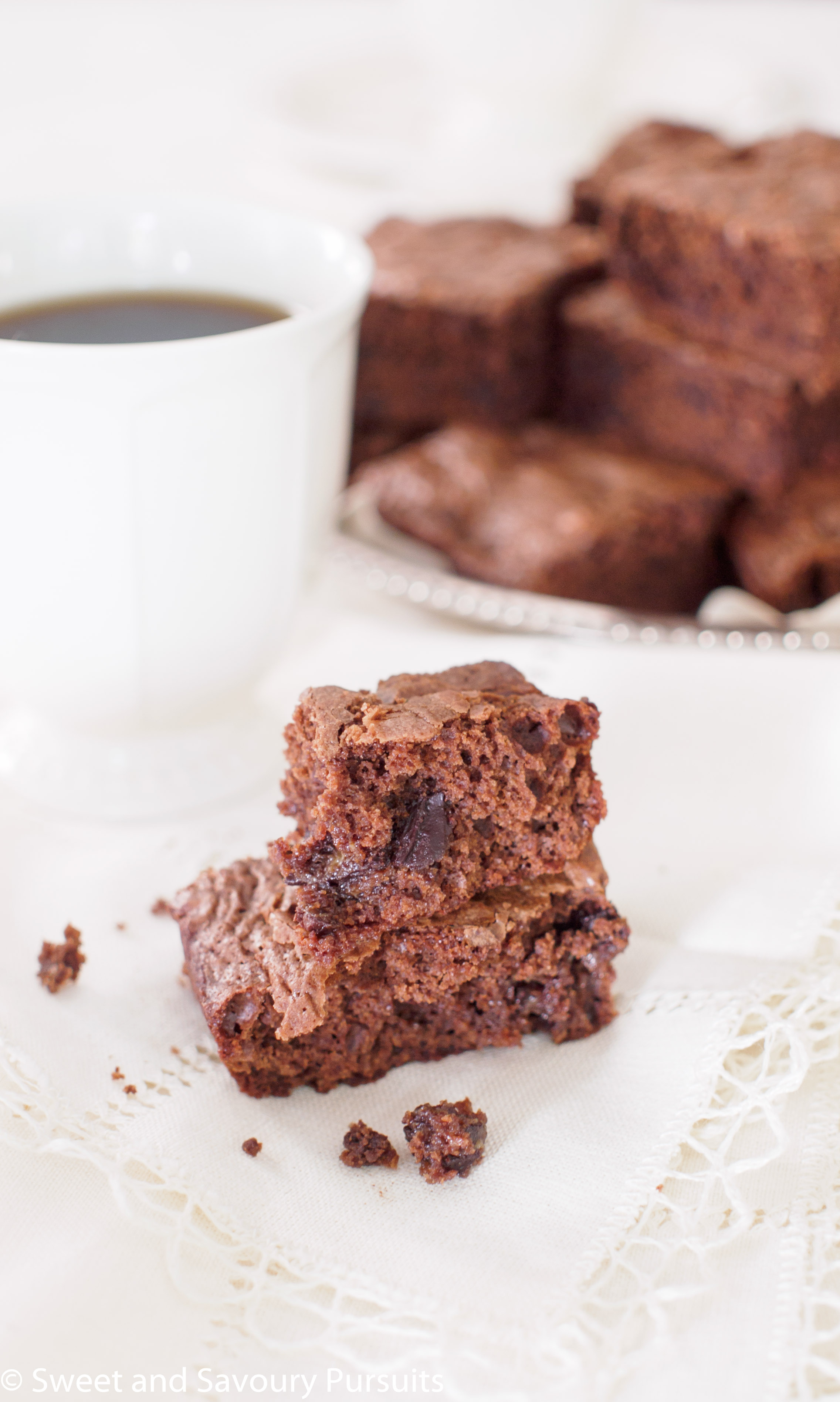 Triple Chocolate Brownies