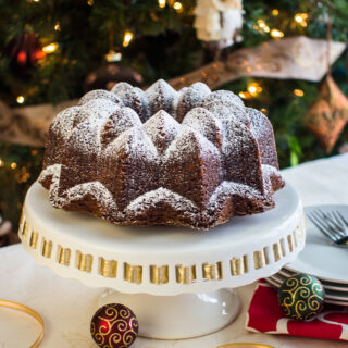 Espresso Gingerbread Bundt Cake