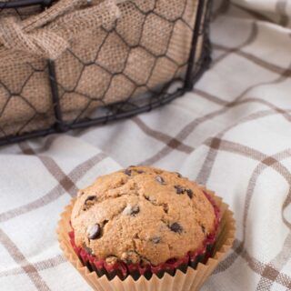 Browned Butter Whole Wheat Chocolate Chip Muffins