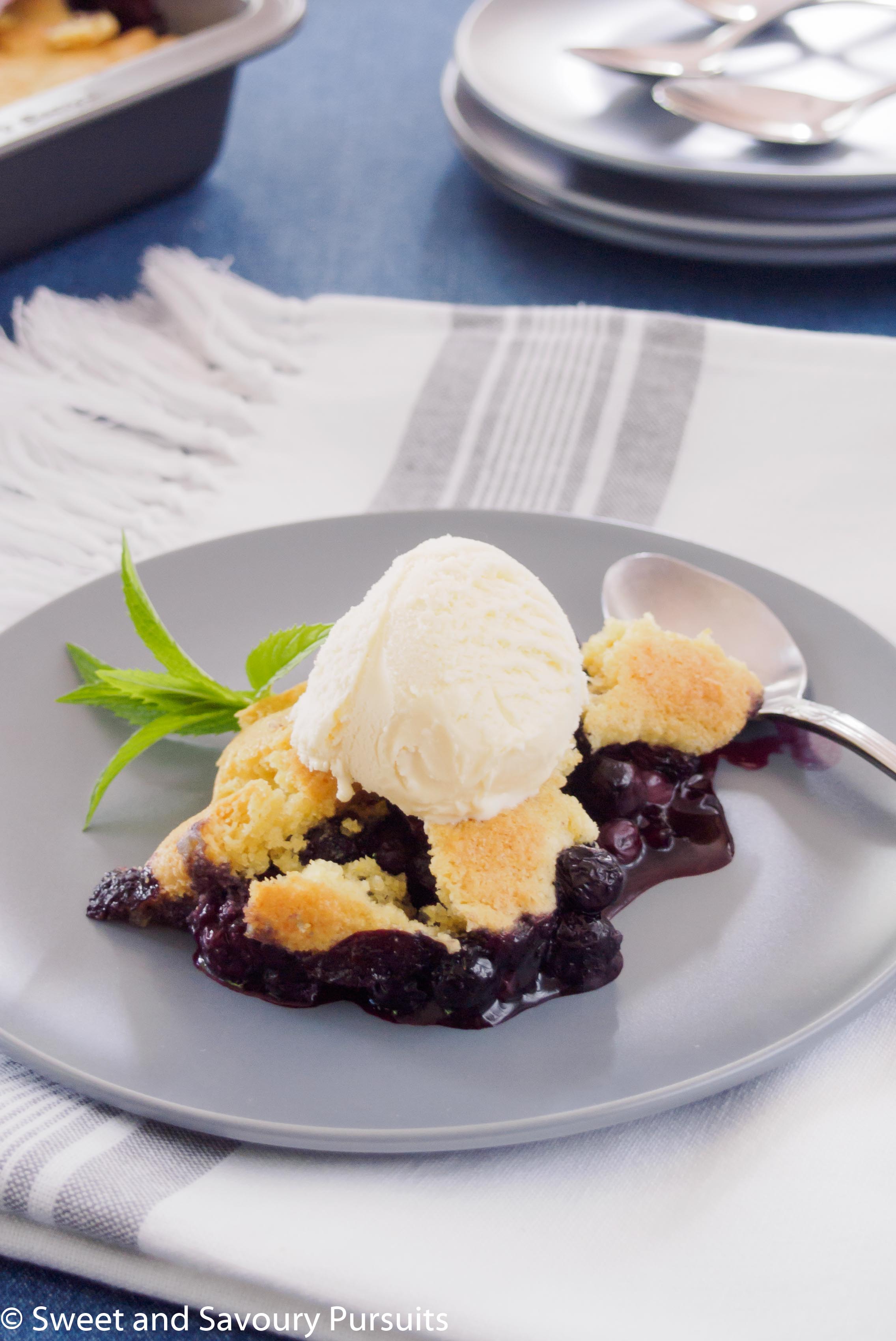 Blueberry Cobbler – Sweet and Savoury Pursuits