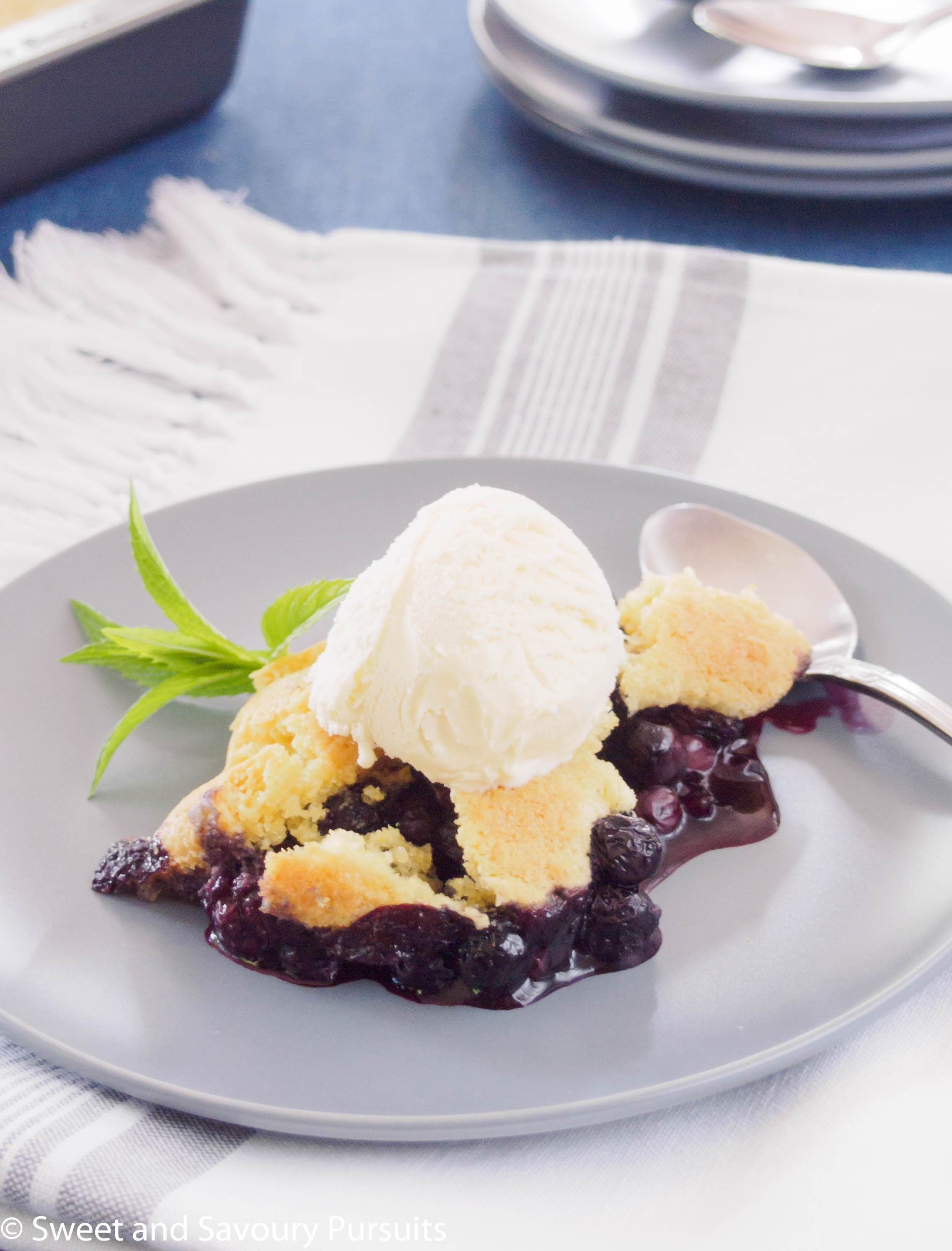 Blueberry Lemon Cobbler – Sweet and Savoury Pursuits