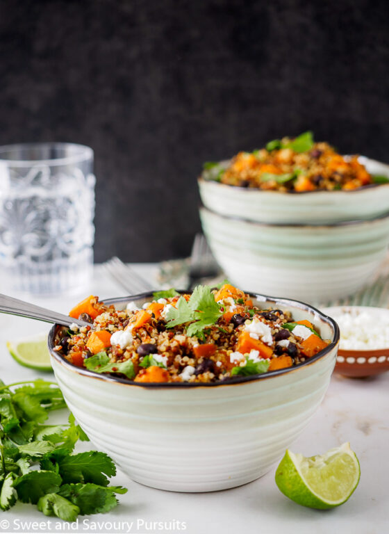 Sweet Potato and Black Bean Quinoa – Sweet and Savoury Pursuits
