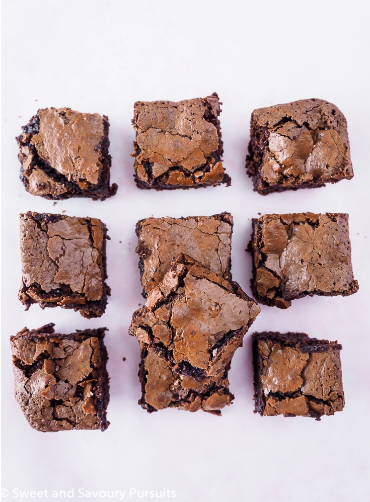 Almond Flour Brownies on board.