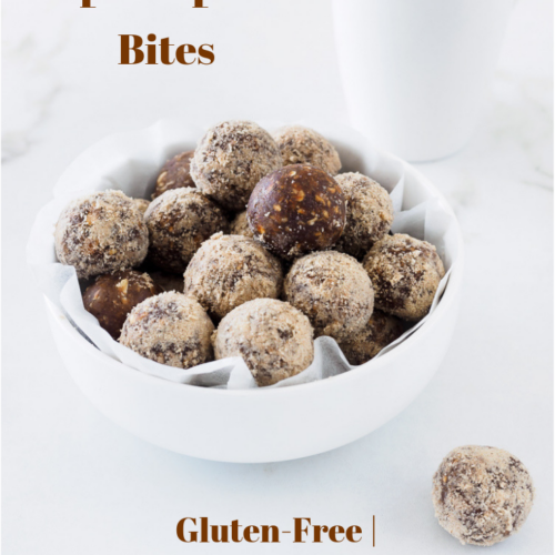 A bowl of No-Bake Maple Espresso Bites