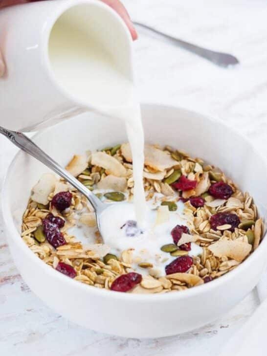 Bowl of muesli.