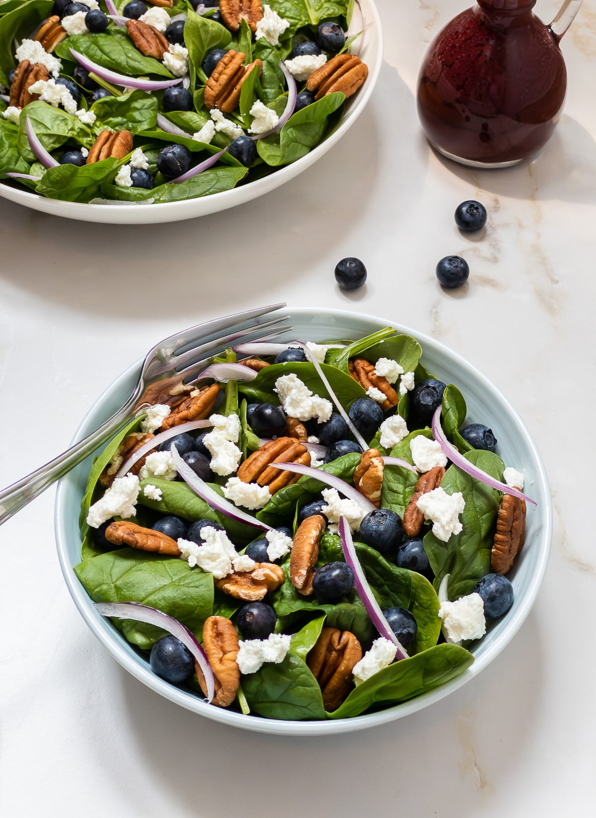 Blueberry Spinach Salad Sweet and Savoury Pursuits